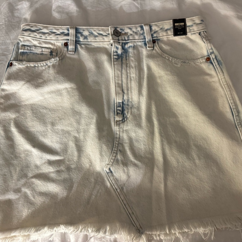 Abercrombie & Fitch Denim Blue Skirt